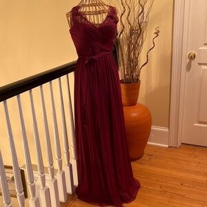 Anthropology 🔥Sale🔥Hithero burgundy long dress